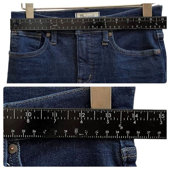 Madewell 9" Mid Rise Skinny Jean Tencel Denim Jean Size 26 Style MA938 - Picture 4 of 8